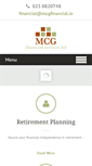 Mobile Screenshot of mcgfinancial.ie